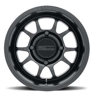 Aluminum Wheels 15x10 MR409 Bead Grip UTV Bolt Pattern 4 On 136 Offset 0 Lip Size 4.33 Matte Black MB Method