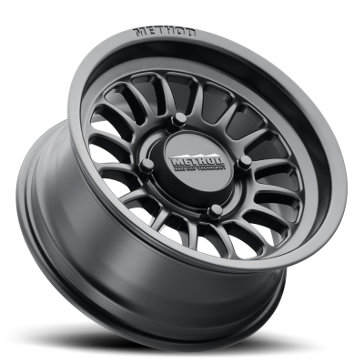 Aluminum Wheels 14x7 MR411 Bead Grip UTV Bolt Pattern 4 On 136 Offset 13 Lip Size 1.73 Matte Black MB Method