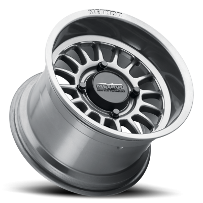Aluminum Wheels 15x7 MR411 Bead Grip UTV Bolt Pattern 4 On 136 Offset 13 Lip Size 1.85 Gloss Titanium SL Method