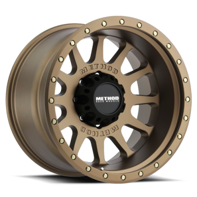 Aluminum Wheels 20x12 NV MR605 Bolt Pattern 8 On 180 Offset -52 Lip Size 4.92 Method Bronze BRZ Method