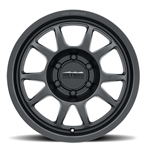 Aluminum Wheels 17x7.5 Bead Grip MR702 Bolt Pattern 6 On 130 Offset 50 Lip Size 1.18 Matte Black MB Method