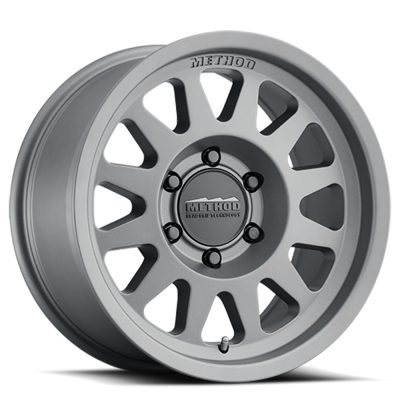 Aluminum Wheels 17x8.5 Bead Grip MR703 Bolt Pattern 5 On 150 Offset 0 Lip Size 1.18 Gloss Titanium SL Method