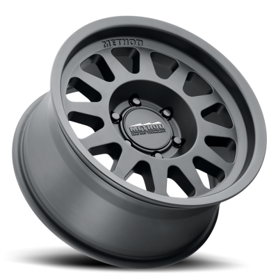 Aluminum Wheels 17x8.5 Bead Grip MR704 Bolt Pattern 8 On 165.1 Offset 0 Lip Size 1.81 Matte Black MB Method