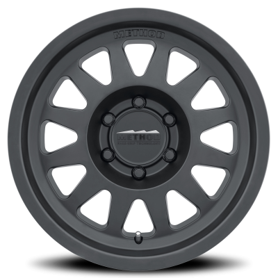 Aluminum Wheels 17x8.5 Bead Grip MR704 Bolt Pattern 8 On 165.1 Offset 0 Lip Size 1.81 Matte Black MB Method