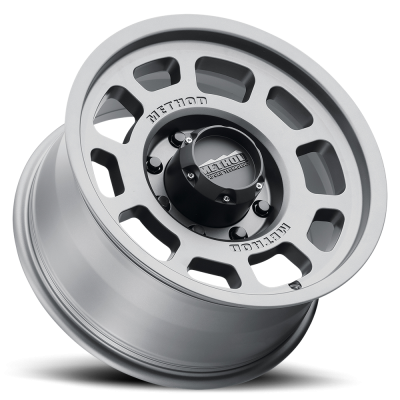 Aluminum Wheels 18x9 Bead Grip MR705 Bolt Pattern 8 On 180 Offset 18 Lip Size 1.22 Titanium SL Method