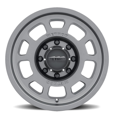 Aluminum Wheels 18x9 Bead Grip MR705 Bolt Pattern 8 On 180 Offset 18 Lip Size 1.22 Titanium SL Method