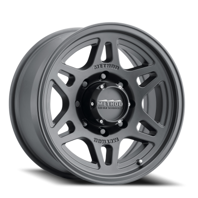 Aluminum Wheels 17x8.5 Bead Grip MR706 Bolt Pattern 8 On 165.1 Offset 0 Black BK Method