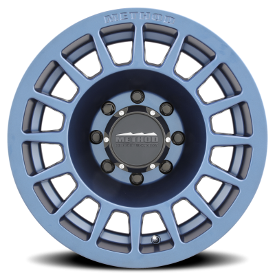 Aluminum Wheels 17x8.5 Bead Grip MR707 Bolt Pattern 8 On 170 Offset 0 Lip Size 0 Bahia Blue BL Method
