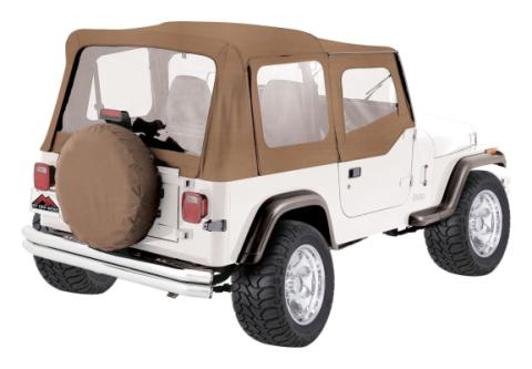 Spice OEM Replacement Soft Top for 1988-95 YJ Wrangler w/ Soft Upper Doors RT Off Road