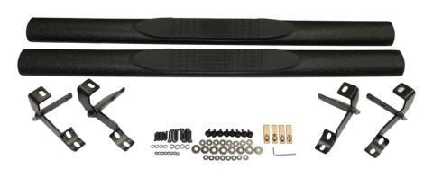 SIDE STEPS WITH TEXTURED POWDER COAT FINISH for 2 Door Jeep JK Wrangler RT Off Road