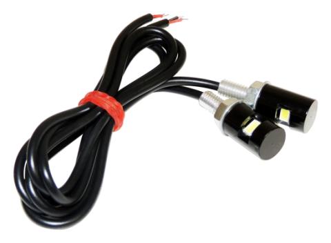 LED License Plate Bolt Light Set for Universal Applications, w/2 Bolt Lights RT Off Road