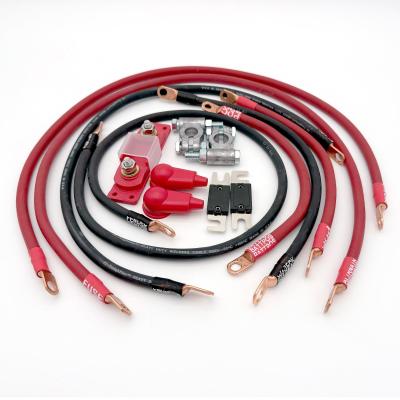 1991-1995 Jeep Wrangler YJ Battery Cable Kit 2.5 Liter 2 Gauge Battery Cable Big7Kits