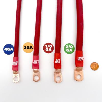 1991-1995 Jeep Wrangler YJ Battery Cable Kit 4.0 Liter 1/0 Gauge Battery Cable Big7Kits
