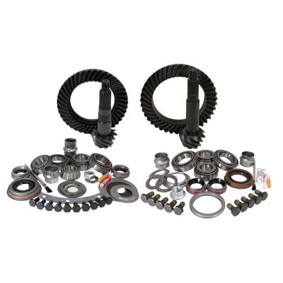 Gear &amp; Install Kit Pkg For Xj &amp; Yj D30 Front &amp; Chy 8.25 Rear, 4.56 USA Standard