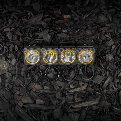 Bezel Ring KC Flex Era Bar Black 4Pc KC HiLiTES