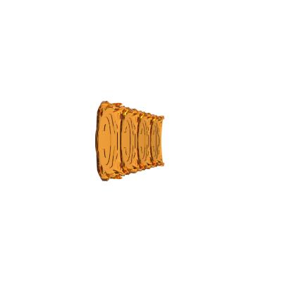 Head Light Cover Shield Flex Era Bar 10 Inch Amber Each KC HiLiTES