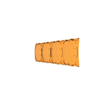 Head Light Cover Shield Flex Era Bar 10 Inch Amber Each KC HiLiTES