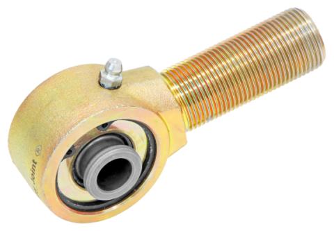 Narrow Forged Johnny Joint 2 Inch 1.615 Inch X 0.718 Inch Ball 1 Inch-14 Right Hand Threaded Shank Externally Greased Each RockJock 4x4