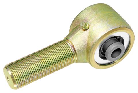 Forged Johnny Joint 2 1/2 Inch 2.625 Inch X 0.640 Inch Ball 1 1/4 Inch-12 Left Hand Threaded Shank Externally Greased Each RockJock 4x4