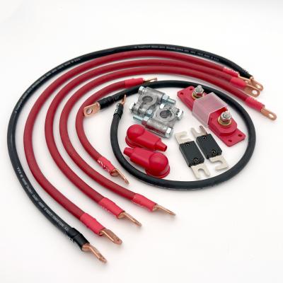 Jeep CJ Battery Cable Kit 1/0 Gauge Battery Cable 4.2 Liter Big7Kits