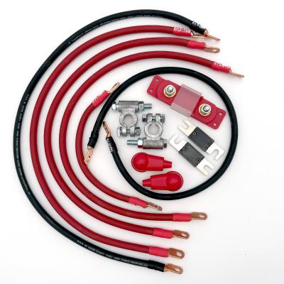 Jeep CJ Battery Cable Kit 4 Gauge Battery Cable 4.2 Liter Big7Kits