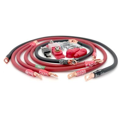 1987-1990 Jeep Comanche MJ Battery Cable Kit 2 Gauge Battery Cable Big7Kits