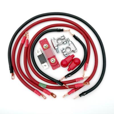 1987-1990 Jeep Comanche MJ Battery Cable Kit 2 Gauge Battery Cable Big7Kits