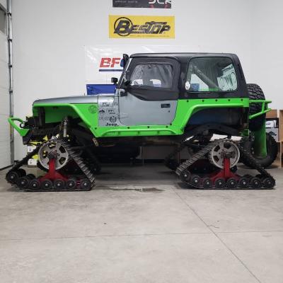 Jeep CJ7 Comp Cut Rear Armor Bare Steel For 76-87 Jeep CJ7 Wizard Works Offroad