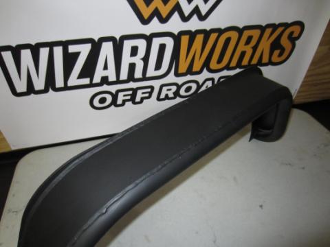 Jeep Rear Tube Flares Bare Steel For 76-87 Jeep CJ7 Wizard Works Offroad