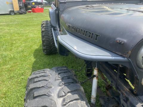 Jeep YJ Tube Fenders Negative Flare Bare Steel For 87-95 Wrangler YJ Wizard Works Offroad