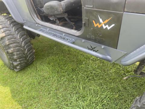 Jeep Rock Sliders 81-85 Jeep Scrambler Wizard Works Offroad