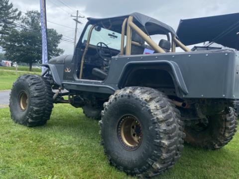 Jeep Scrambler Rear Armor with Tube Flares Bare Steel For 81-85 Jeep Scrambler Wizard Works Offroad