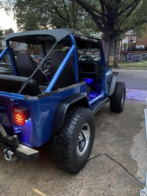 Jeep Scrambler Rear Tube Flares Bare Steel For 81-85 Jeep Scrambler Wizard Works Offroad