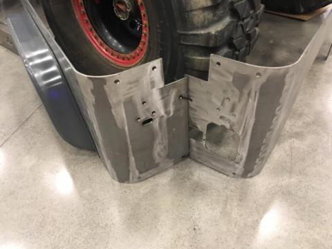 Jeep Scrambler Rear Tube Flares Bare Steel For 81-85 Jeep Scrambler Wizard Works Offroad