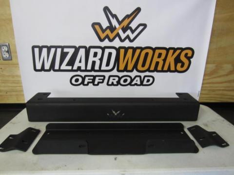 Jeep Winch Mount Bare Steel For Wrangler TJ/YJ Bare Steel Wizard Works Offroad