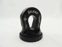 Splicer 3/8-1/2 Inch Synthetic Rope Splice On Shackle Mount Black Factor 55