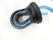 Splicer 3/8-1/2 Inch Synthetic Rope Splice On Shackle Mount Black Factor 55
