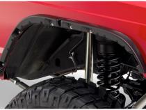 Black Jeep Flat Style Textured Finish 4-Piece Fender Flare Set For 1984-2001 Jeep Cherokee Bushwacker