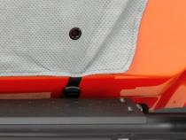 5 Layer Full Door Cab Cover 2018-2024 Jeep JL Wrangler 2Dr W/Factory Soft Top Folded DownGray MasterTop