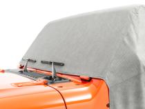 5 Layer Full Door Cab Cover 2018-2024 Jeep JL Wrangler 2Dr W/Factory Soft Top Folded DownGray MasterTop