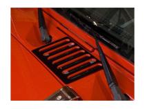 Cowl Vent Cover Black 07-18 Jeep Wrangler JK Rugged Ridge