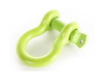 D-Ring Shackle 7/8 Inch 13500 Lb Green Rugged Ridge