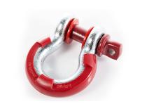 D-Ring Isolator Kit Red 2 Pair 3/4 Inch Rugged Ridge