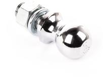 Trailer Hitch Ball 1-7/8 Inch Ball 1 Inch Diameter Shank Chrome Rugged Ridge