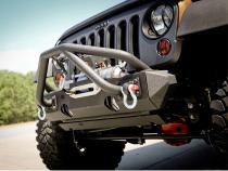 XHD Bumper Double X Striker Black 76-86 CJ/87-18 Wrangler YJ/TJ/JK Rugged Ridge