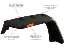 Hurricane Fender Flare Kit Eu Textured 07-18 Jeep Wrangler JK Rugged Ridge