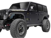 Fender Flare Delete Kit F/R Black Jeep Rugged Ridge