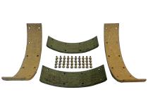 Brake Lining Set for Select 41-68 Vintage Jeep MB CJS, M38, M38-A1 w/ 9 Inch Brakes Crown Automotive