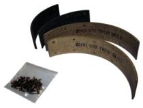 Brake Lining Set for Select 41-68 Vintage Jeep MB CJS, M38, M38-A1 w/ 9 Inch Brakes Crown Automotive