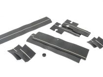 Jeep TJ Sport Bar Covers For 97-02 Jeep Wrangler TJ Black Denim MasterTop
